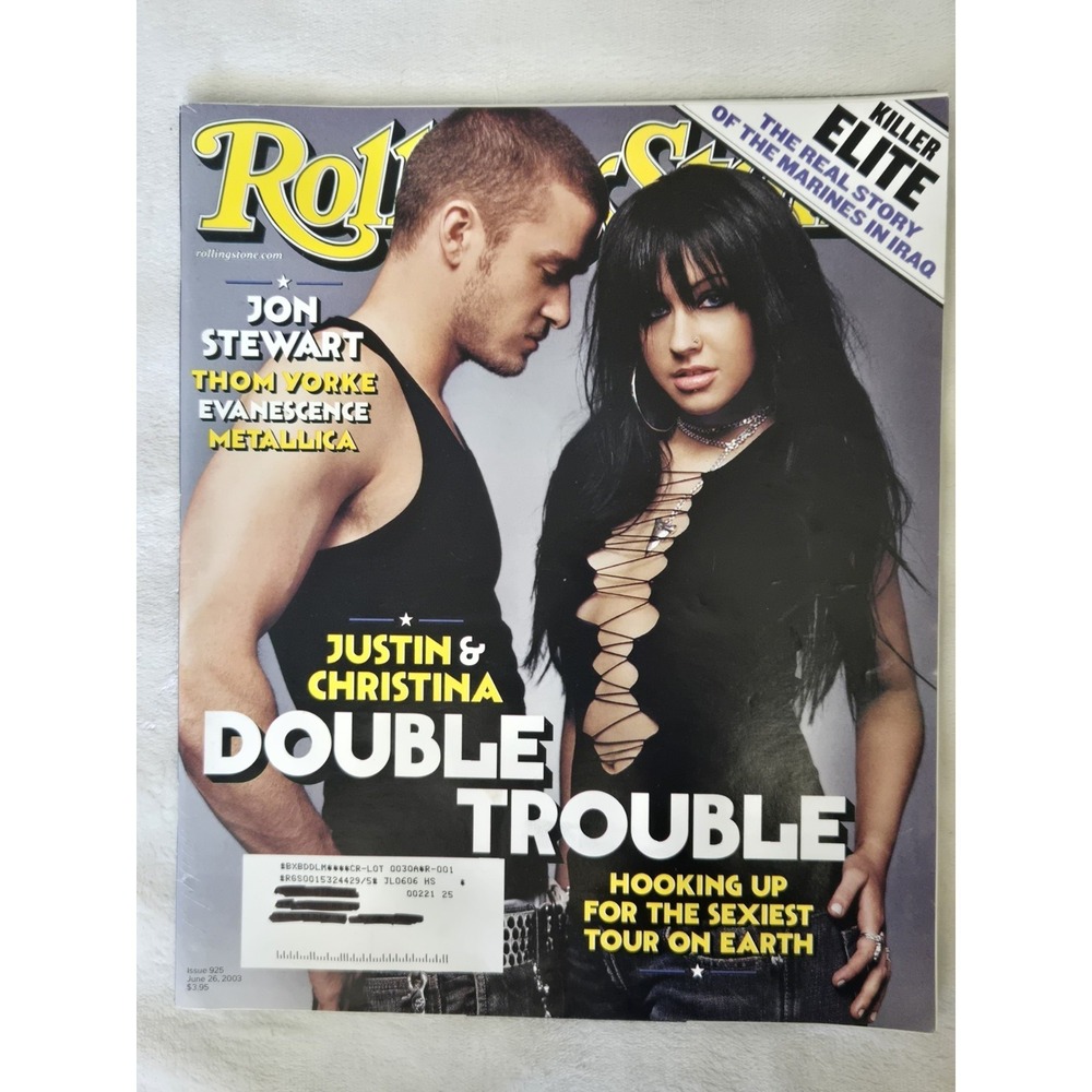 Rolling Stone Justin Timberlake & Christina Aguilera June 26, 2006 Issue # 925 - Picture 1 of 2